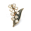 Rose Enamel Pins JEWB-P045-02C-G-4