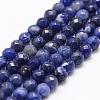 Natural Sodalite Beads Strands G-D840-19-4mm-1