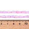 Anti-Tarnish Electroplate Glass Beads Strands GLAA-T025-27G-4
