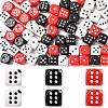 90Pcs 3 Colors Acrylic Beads OACR-FS0002-47-2