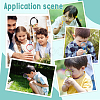 48Pcs 8 Colors Plastic Handheld Magnifier for Children DIY-WA0001-02-6