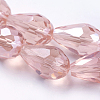 Electroplate Glass Beads Strands EGLA-R008-15x10mm-7-3