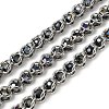 304 Stainless Steel Glass Link Chains CHS-L029-10P-04-1
