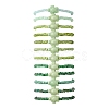 12Pcs Dyed Synthetic Turtle Bracelets BJEW-JB13502-02-3