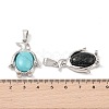 Synthetic Mixed Gemstone Pendants G-A224-02P-11-3
