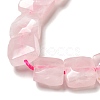 Natural Madagascar Rose Quartz Beads Strands G-G980-11-4