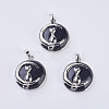 Blue Goldstone Kitten Pendants G-K234-D03-1