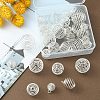 30Pcs 3 Style Iron Wire Pendants IFIN-YW0001-78-5