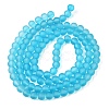 Baking Paint Transparent Glass Beads Strands X-GLAA-S031-12mm-37-2