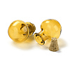 Round Glass Cork Bottles Ornament GLAA-D002-03G-2