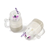 Transparent Resin Pendants RESI-XCP0002-39B-2