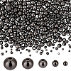 400 Pcs 5 Style Rack Plating Brass Beads KK-PH0005-30B-1