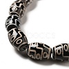 Tibetan Style dZi Beads Strands G-F726-A11-4
