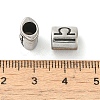 Oval with Constellation 304 Stainless Steel Beads STAS-E215-05AS-11-3