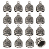 16Pcs Tibetan Style Zinc Alloy Pendant Bails FIND-CA0011-75A-1
