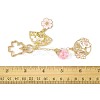 Alloy Enamel Pendant Keychains HJEW-FS00052-02-5