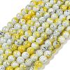 Drawbench & Baking Paint Glass Beads Strands GLAA-S176-03-5