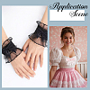 40Pcs 4 Colors Handmade Polyester Costume Accessories DIY-SP0004-85B-4