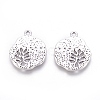 Tibetan Style Alloy Pendants TIBEP-A14120-AS-FF-1