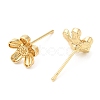 Flower Alloy Stud Earrings for Women PALLOY-Q447-19LG-2