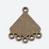 Alloy Connector Rhinestone Settings X-EA10685Y-AB-3