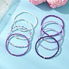 8Pcs Glass Seed Beads Stretch Bracelets for Women BJEW-MZ00270-2