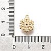 Christmas Brass Micro Pave Cubic Zirconia Charms KK-M318-35G-01-3