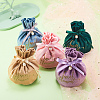 Velvet Jewelry Drawstring Gift Bags ABAG-CJC0003-03E-8