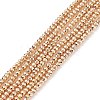 Electroplate Non-magnetic Synthetic Hematite Beads Strands G-L485-06A-LG-1
