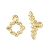 Hanmmered Brass Toggle Clasps KK-CBA42CA-01B-G-2