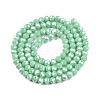 Electroplate Glass Beads Strands EGLA-A044-P4mm-A14-3