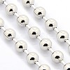 Tarnish Resistant Electroplate 304 Stainless Steel Ball Chains CHS-L001-6mm-P-1