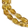 Transparent Glass Beads Strands X-EGLA-N013-T10mm-D08-3