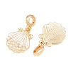 Alloy Enamel European Dangle Charms AL-CBAC2D3-03G-01-2