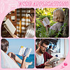 16Pcs 8 Colors PU Leather Bookmarks AJEW-GF0007-08-7