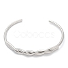 304 Stainless Steel Cuff Bangles for Women BJEW-F497-01P-2