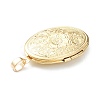 Brass Locket Pendants KK-P199-09G-4