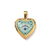 304 Stainless Steel Locket Pendants STAS-H255-02G-06-1