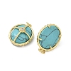 Synthetic Turquoise Pendants GG-CBAB1AA-01B-G01-2