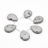 Electroplated Natural Quartz Crystal Beads Strands G-G891-07-2