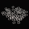Silver Color Plated Brass Open Jump Rings X-JRC8MM-S-1