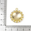 Brass Plastic Pearl Pendants KK-M322-49G-3