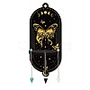 DIY Oval Poplar Wood Wall Display Stand Decorations DJEW-CN0001-19A-1