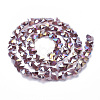 Electroplate Glass Beads EGLA-Q091-14mm-B04-2