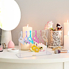 20Pcs 10 Colors 8-Hole Mini Glitter Acrylic Earring Hanger EDIS-PH0001-86-6
