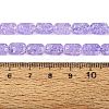 Transparent Crackle Glass Beads Strands GLAA-NH0001-04-A07-2
