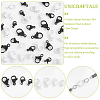 48Pcs 8 Styles Spray Painted 304 Stainless Steel Lobster Claw Clasps STAS-UN0050-07-5