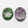 Oval Natural Ruby in Zoisite Cabochons X-G-K020-40x30mm-09-2