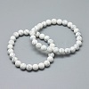 Synthetic Turquoise Jasper Bead Stretch Bracelets BJEW-K212-B-009-1