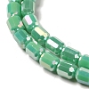 Electroplate Glass Beads Strands EGLA-D031-01B-3